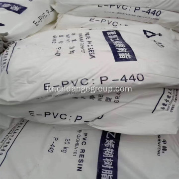 Junzheng Shenfeng 브랜드 페이스트 PVC 수지 P440 P450